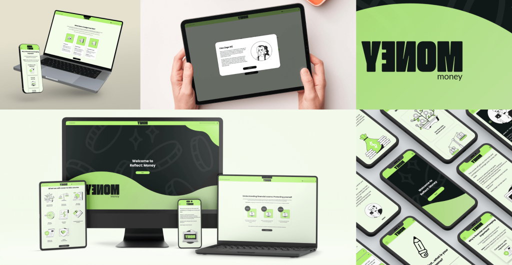 YENOM interactive eLearning program created in Chameleon Creator by Hungry Minds
